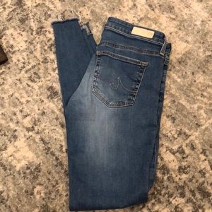 AG Middi Ankle Size 25 Ripped Jeans